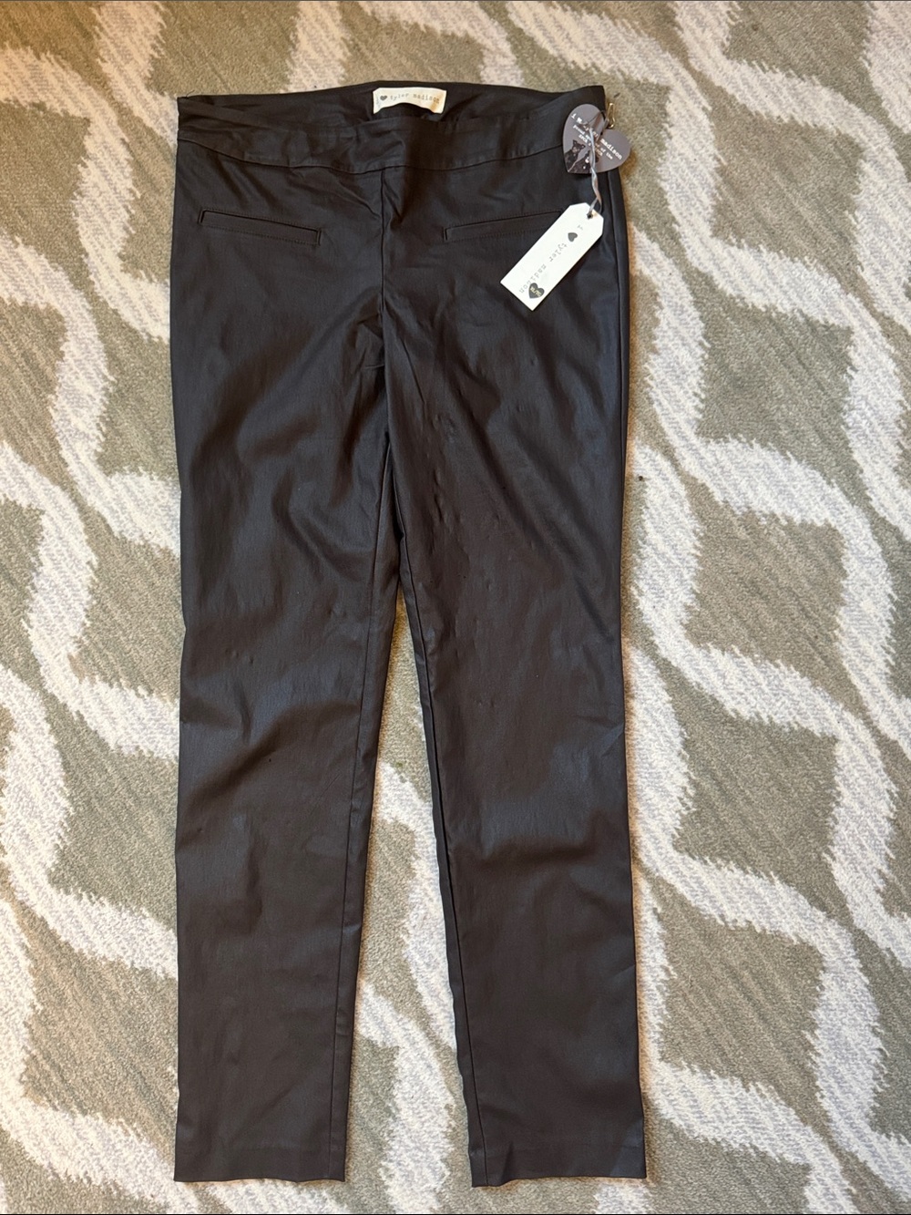 Vince Camuto Black Straight Leg Pants